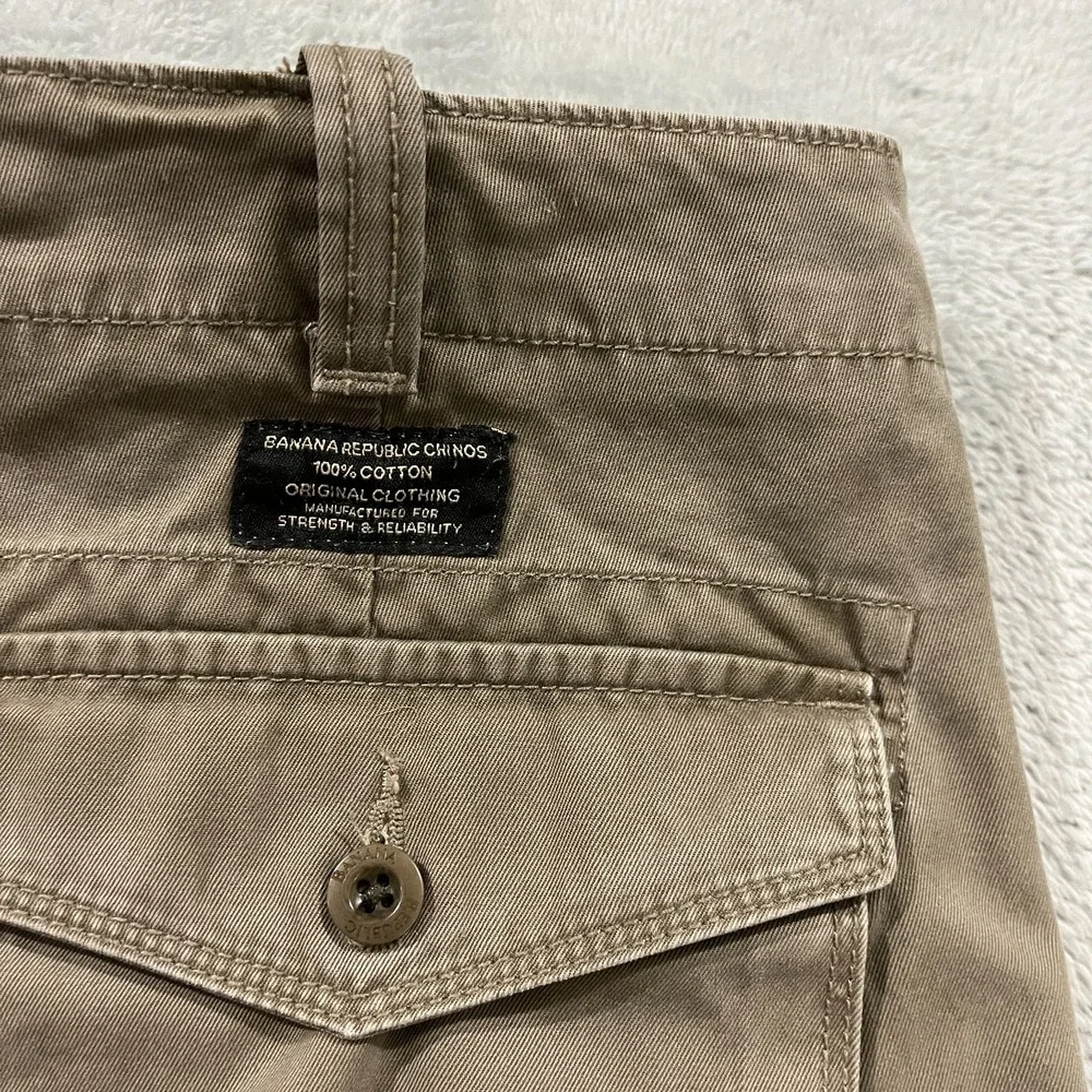 Banana Republic Chino Flap Pocket Pants‎ Mens 36x32 Vintage Academia Preppy